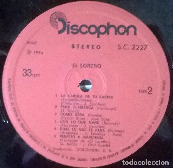 Discos de vinilo: El Lore&ntilde;o &ndash; El Lore&ntilde;o (Vinyl, Discophon S.C. 2227 ) - Foto 4
