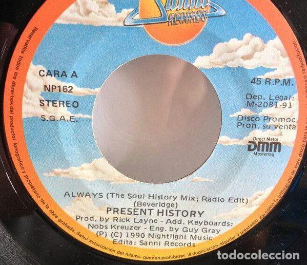 Discos de vinilo: Present History &ndash; Always (Vinyl, Sanni Records NP 162) - Foto 3