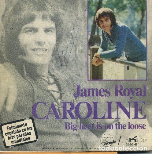 Disques de vinyle: James Royal &ndash; Caroline / Big Heat (On The Loose) (Vinyl, Exit Records 2.596-B)