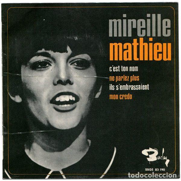 Discos de vinilo: Mireille Mathieu &ndash; C'Est Ton Nom / Ne Parlez Plus / Mon Credo / Ils S'embrassaient (Vinyl,...