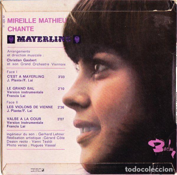 Discos de vinilo: Mireille Mathieu &ndash; Mayerling (Vinyl, Barclay 71 305 M) - Foto 2