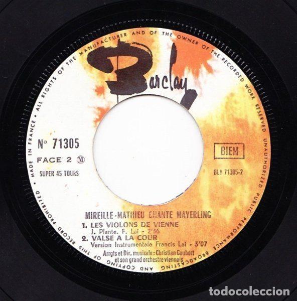 Discos de vinilo: Mireille Mathieu &ndash; Mayerling (Vinyl, Barclay 71 305 M) - Foto 4