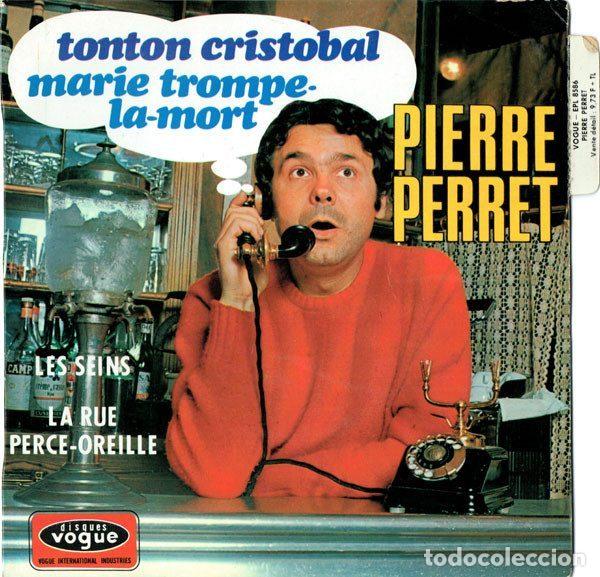 Discos de vinilo: Pierre Perret &ndash; Tonton Cristobal (Vinyl, Disques Vogue EPL 8 586)