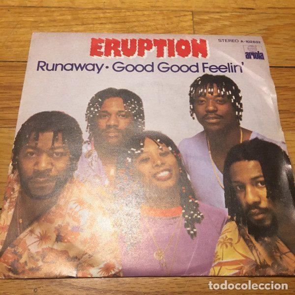 Vinyl records: Eruption &ndash; Runaway / Good Good Feelin' (Vinyl, Ariola B-102 632)