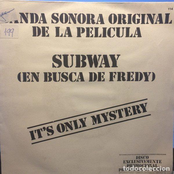 Discos de vinil: Eric Serra &ndash; It's Only Mistery (Subway, En Busca De Fredy) (Vinyl, Hispavox 114)
