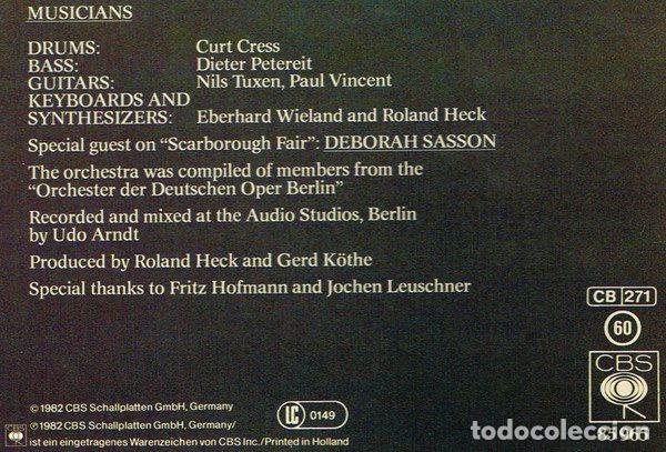 Discos de vinilo: Peter Hofmann &ndash; Rock Classics (Vinyl, CBS CBS 85965) - Foto 5
