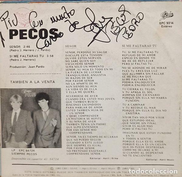 Discos de vinilo: Pecos &ndash; Se&ntilde;or (Vinyl, Epic EPC 9314) - Foto 2
