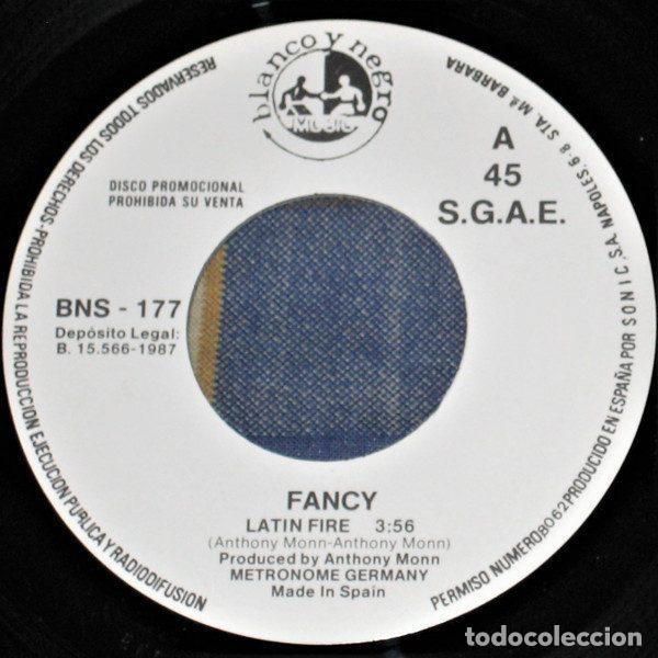 Discos de vinilo: Fancy &ndash; Latin Fire (Vinyl, Blanco Y Negro BNS-177) - Foto 3