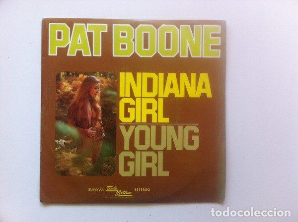 Discos de vinilo: Pat Boone &ndash; Indiana Girl / Young Girl (Vinyl, Tamla Motown SN 90083)