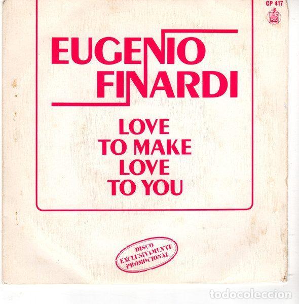 Vinyl records: Eugenio Finardi &ndash; Love To Make Love To You (Vinyl, Cetra CP - 417)