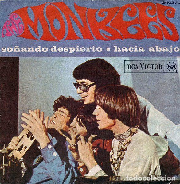 Discos de vinil: The Monkees &ndash; So&ntilde;ando Despierto / Hacia Abajo (Vinyl, RCA Victor 3-10270)