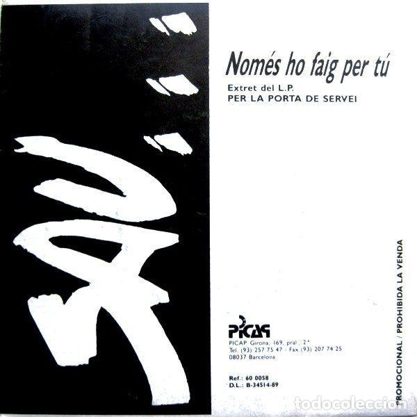 Discos de vinil: Sau &ndash; Nom&eacute;s Ho Faig Per Tu (Vinyl, Picap 60 0058)