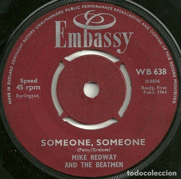 Vinyl records: Mike Redway And The Beatmen / Paul Rich &ndash; Someone, Someone / Ramona (Vinyl, Embassy WB 638)
