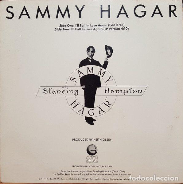 Dischi in vinile: Sammy Hagar &ndash; I'll Fall In Love Again (Vinyl, Geffen Records PRO-A-1003)