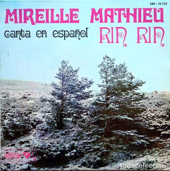 Discos de vinilo: Mireille Mathieu &ndash; Mireille Mathieu Canta En Espa&ntilde;ol, Rin Rin (Vinyl, Barclay SBP-10122)