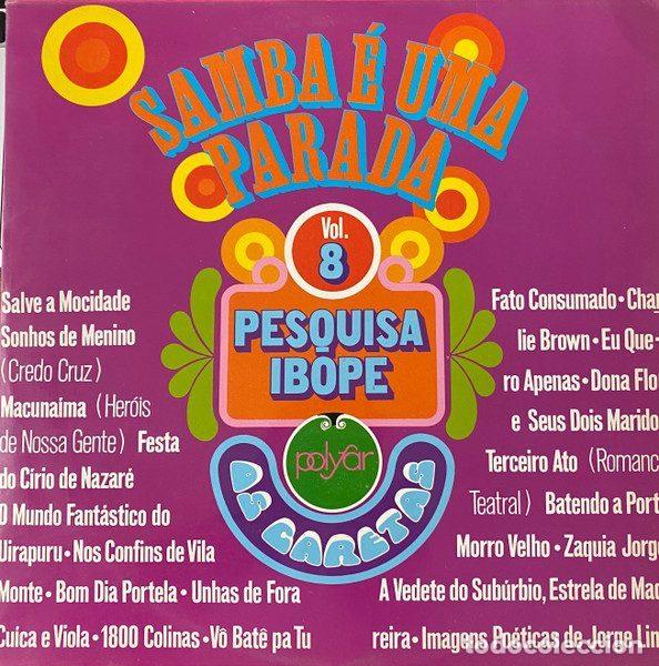 Dischi in vinile: Os Caretas &ndash; Samba &Eacute; Uma Parada - Volume 8 (Vinyl, Polyfar 2494 539)