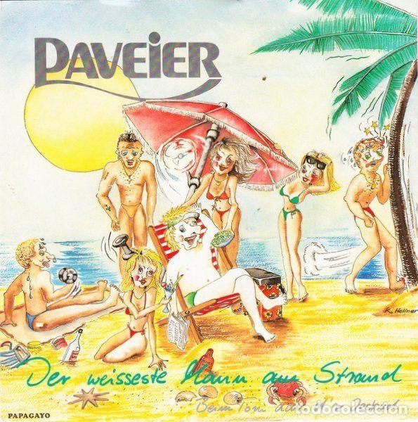Discos de vinilo: Paveier &ndash; Der Weisseste Mann Am Strand (Vinyl, Papagayo 1C 006 15 9531 7)