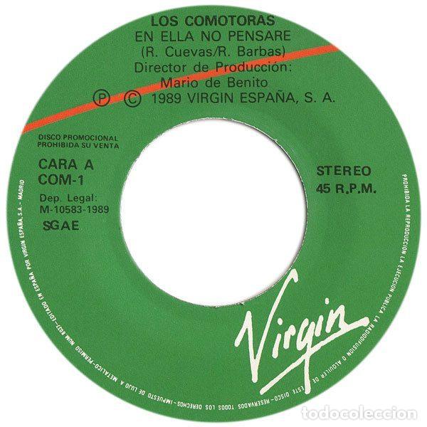 Discos de vinilo: Loscomotoras &ndash; En Ella No Pensar&eacute; (Vinyl, Virgin COM-1) - Foto 3