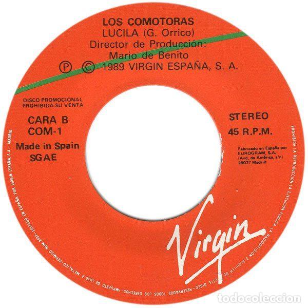 Discos de vinilo: Loscomotoras &ndash; En Ella No Pensar&eacute; (Vinyl, Virgin COM-1) - Foto 4