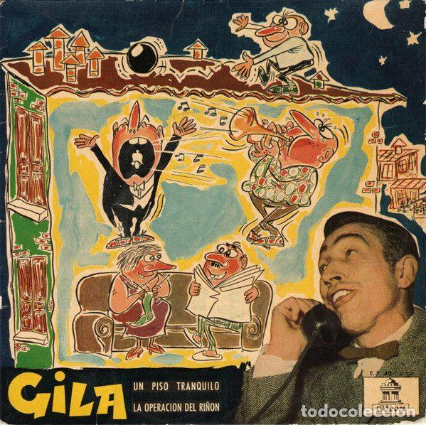 Vinyl-Schallplatten: Gila &ndash; Un Piso Tranquilo / La Operaci&oacute;n Del Ri&ntilde;&oacute;n (Vinyl, Odeon BSOE 4055)