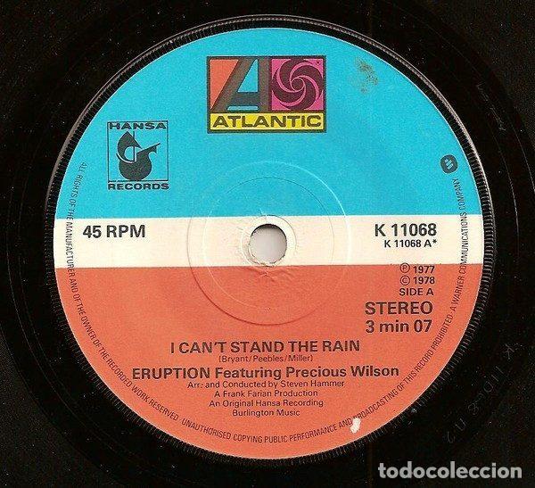 Vinyl-Schallplatten: Eruption &ndash; I Can't Stand The Rain (Vinyl, Atlantic K 11068)