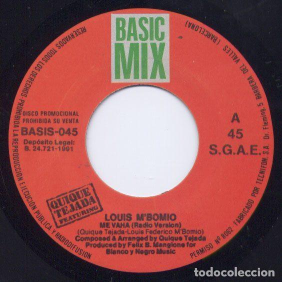 Discos de vinilo: Louis MBomio Featuring Quique Tejada &ndash; Me Vaha (Vinyl, Basic Mix BASIS-045) - Foto 3