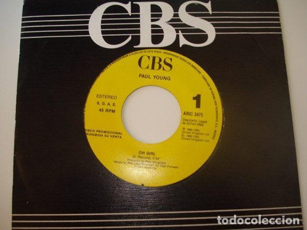 Discos de vinil: Paul Young &ndash; Oh Girl (Vinyl, CBS ARIC 2475)