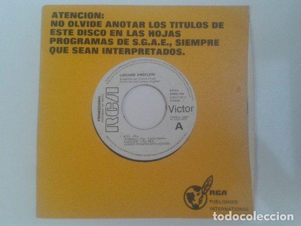 Dischi in vinile: Luciano Angeleri &ndash; Azul = Blue (Vinyl, RCA Victor SPBO-7188)
