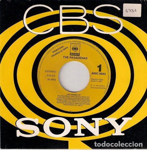 Discos de vinilo: The Pasadenas &ndash; Love Changes (Vinyl, CBS/Sony ARIC 0043)