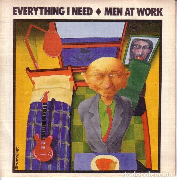 Discos de vinil: Men At Work &ndash; Everything I Need (Vinyl, CBS CBS A-6276)