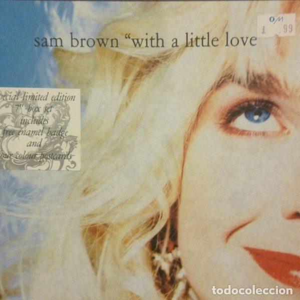 Discos de vinil: Sam Brown &ndash; With A Little Love (Vinyl, A&M Records AMB 539)