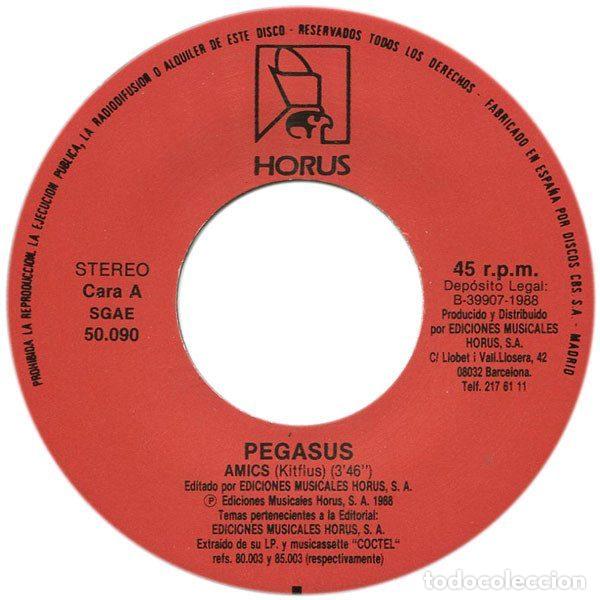 Discos de vinilo: Pegasus &ndash; Amics (Vinyl, Horus 50.090) - Foto 3