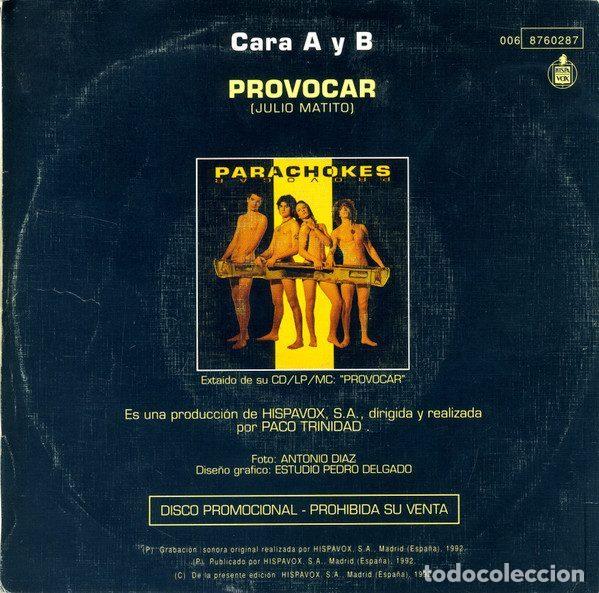 Discos de vinilo: Parachokes &ndash; Provocar (Vinyl, Hispavox 876028 7) - Foto 2