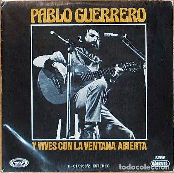 Discos de vinil: Pablo Guerrero &ndash; Y Vives Con La Ventana Abierta (Vinyl, Movieplay P-01.0258/2)