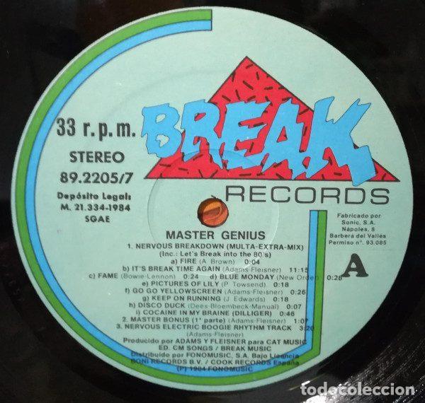 Discos de vinilo: Master Genius &ndash; Lets Break (Vinyl, Break Records 89.2205/7) - Foto 3