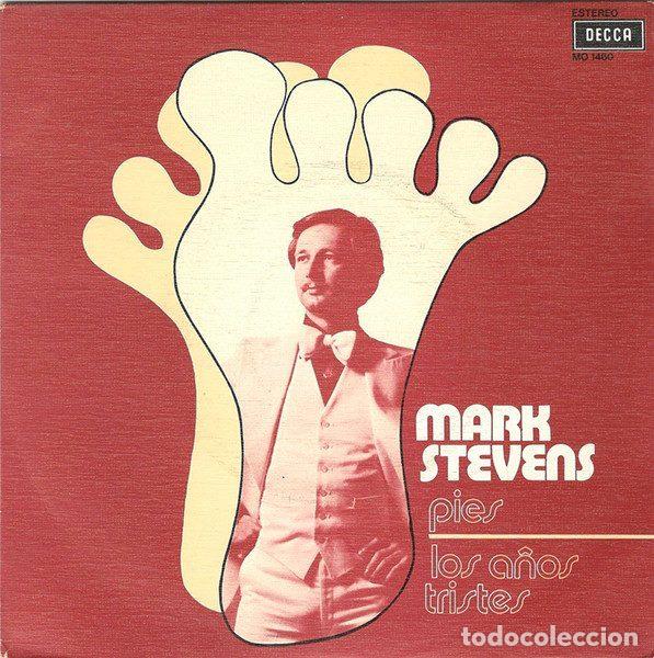 Vinyl records: Mark Stevens &ndash; Pies / Los A&ntilde;os Tristes (Vinyl, Decca MO 1460)