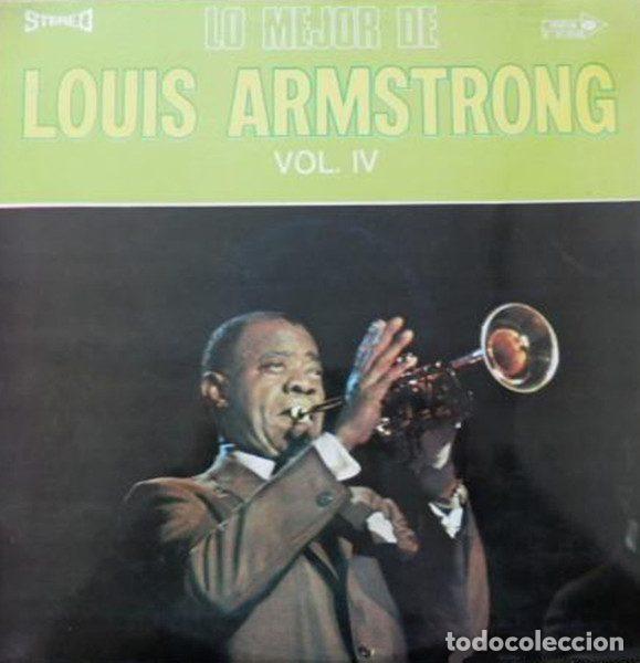 Discos de vinil: Louis Armstrong &ndash; Lo Mejor De Louis Armstrong Vol. IV (Vinyl, Movieplay S-21.328)