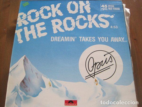 Discos de vinil: Opus &ndash; Rock On The Rocks / Dreamin' Takes You Away (Vinyl, Polydor 883 451-1)