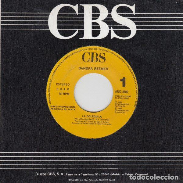 Discos de vinil: Sandra Reemer &ndash; La Colegiala (Vinyl, CBS ARIC 2592)