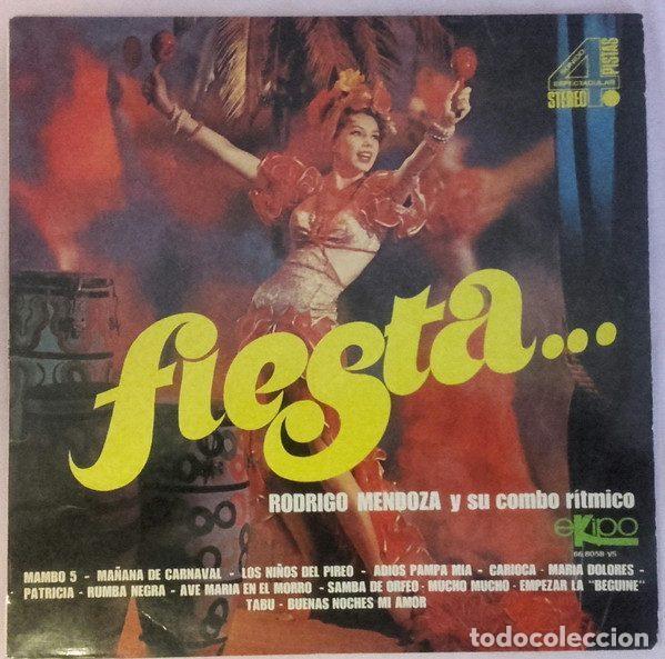 Dischi in vinile: Rodrigo Mendoza Y Su Combo Ritmico &ndash; Fiesta... (Vinyl, EKIPO 66.8058 - VS)