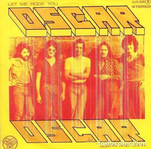 Disques de vinyle: Oscar &ndash; Let Me Rock You / Justin And John (Vinyl, DJM Records DJO-606)
