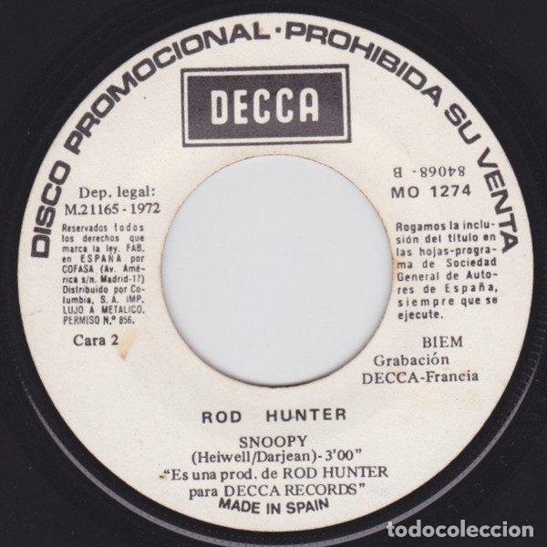 Discos de vinilo: Rod Hunter &ndash; Popcorn (Vinyl, Decca MO 1274) - Foto 4