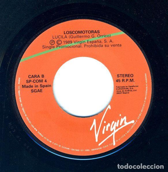 Discos de vinilo: Loscomotoras &ndash; Amor Topogr&aacute;fico (Vinyl, Virgin SP-COM 4) - Foto 4