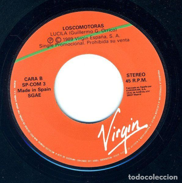Discos de vinilo: Loscomotoras &ndash; Un Dia Mas (Vinyl, Virgin SP-COM 3) - Foto 4