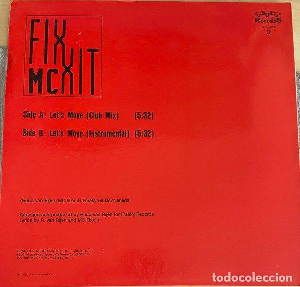 Discos de vinilo: MC Fixx It &ndash; Lets Move (Vinyl, Record Records RR-007) - Foto 2