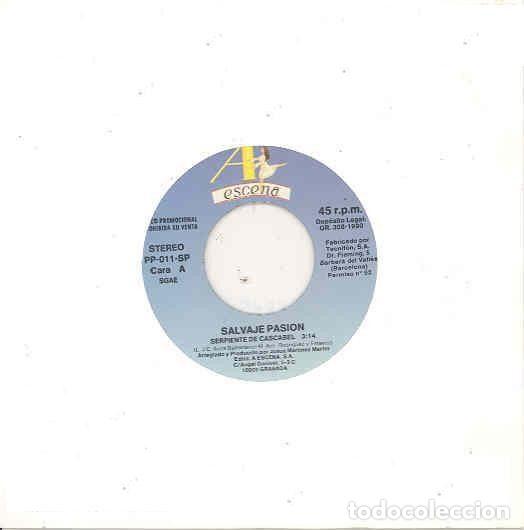 Disques de vinyle: Salvaje Pasi&oacute;n &ndash; Serpiente De Cascabel (Vinyl, A Escena PP-011-SP)