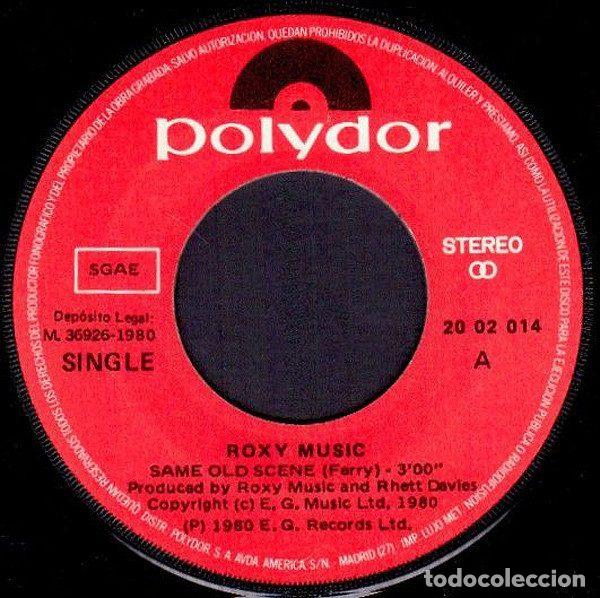 Discos de vinilo: Roxy Music &ndash; The Same Old Scene (Vinyl, Polydor 20 02 014) - Foto 3