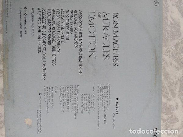 Discos de vinilo: Ron Magness &ndash; Miracles (Vinyl, RCA SPCO-7400) - Foto 2