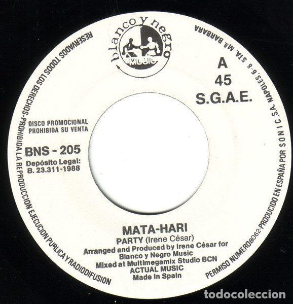 Vinyl records: Mata-Hari &ndash; Party (Vinyl, Blanco Y Negro BNS-205)