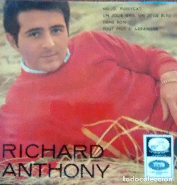 Discos de vinilo: Richard Anthony &ndash; Hello Pussycat (Vinyl, La Voz De Su Amo EPL 14.264)